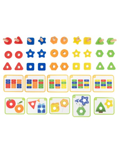 VIGA Nuts and Bolts Set - Educational Game 30 pcs.