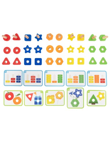 VIGA Nuts and Bolts Set - Educational Game 30 pcs.