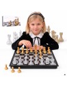 Woopie Folding Magnetic Chess Set with Gold and Silver Pieces