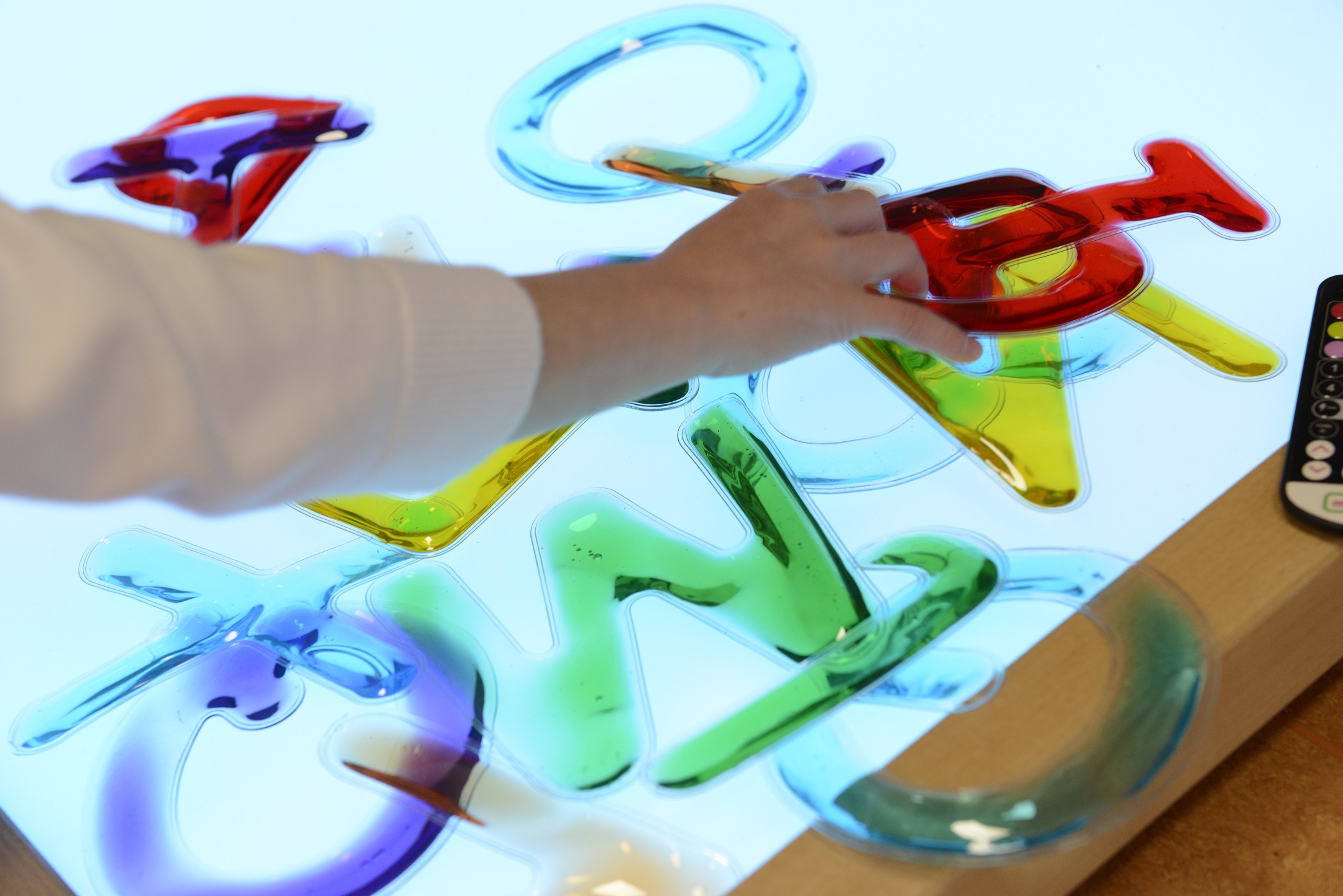 Zestaw literek i cyferek alfabet montessori