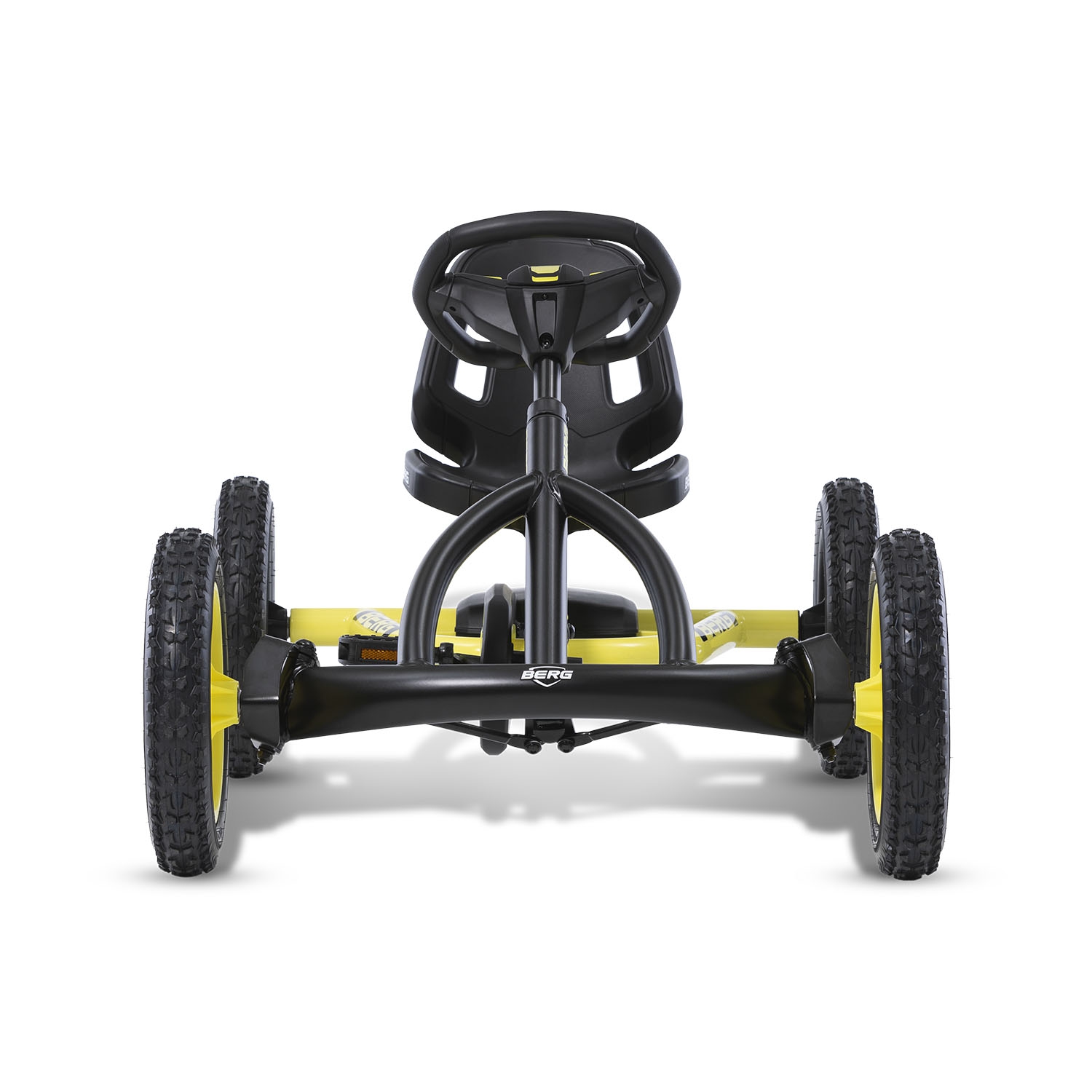 Gokart na pedały buddy cross żółty od 3 do 8 lat do 50 kg nowy model