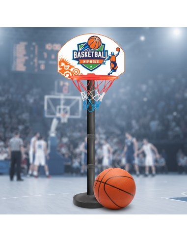 WOOPIE Basketball-Set 93 cm - Geschicklichkeitsspiel für Kinder