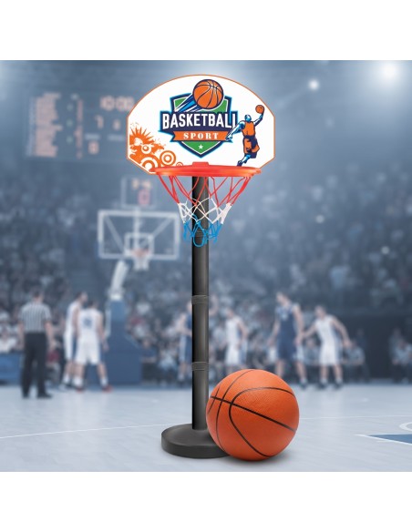 WOOPIE Basketball-Set 93 cm - Geschicklichkeitsspiel für Kinder