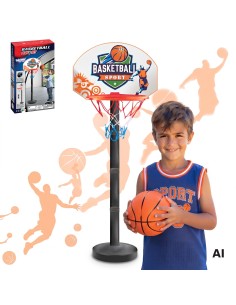 WOOPIE Basketball-Set 93 cm - Geschicklichkeitsspiel für Kinder