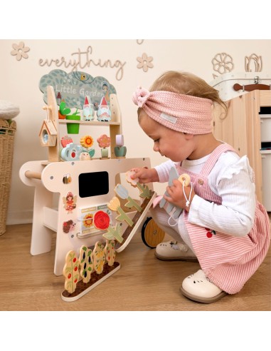 „Tooky Toy“ 57 dalių sodo vežimėlis – medinis žaislas
