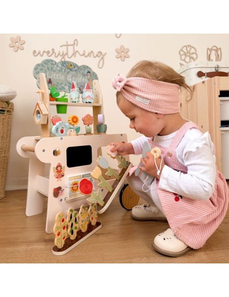„Tooky Toy“ 57 dalių sodo vežimėlis – medinis žaislas
