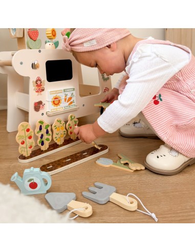Wózek Ogrodowy Sklepik 57 el. Tooky Toy - Drewniana Zabawka