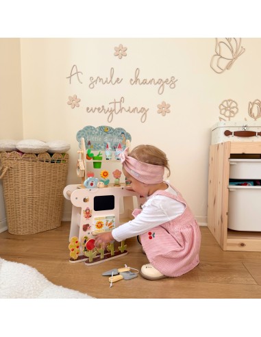 „Tooky Toy“ 57 dalių sodo vežimėlis – medinis žaislas
