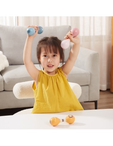 PolarB VIGA Lion Double Maracas - Wooden Musical Toy