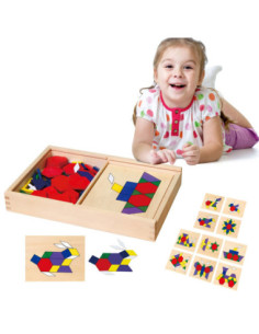 Viga Toys układanka Mozaika geometryczna