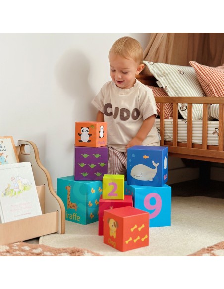 Klocki Classic World Magic Box - Edukacyjna Wieża Zagadek
