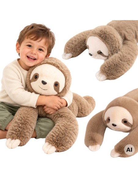 WOOPIE Sloth Sensory Plush Weighted Toy 1kg For Silence