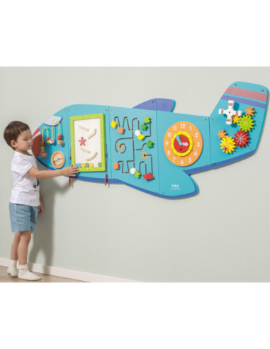 Viga Toys Sensoryczna Tablica Manipulacyjna Samolot