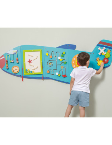 Viga Toys Sensoryczna Tablica Manipulacyjna Samolot