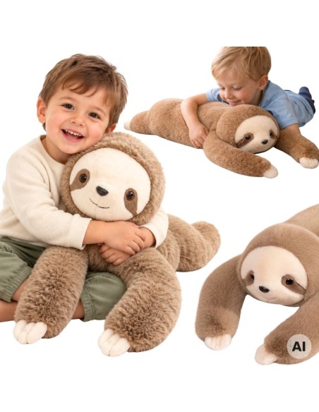 WOOPIE Faultier, sensorisches, gewichtetes Plüschtier, 2,5 kg, für einen erholsamen Schlaf