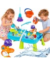 Woopie Water Table with Sandbox - 2-in-1 Water Park with Accessories