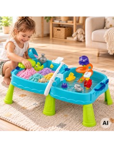 Woopie Water Table with Sandbox - 2-in-1 Water Park with Accessories 2