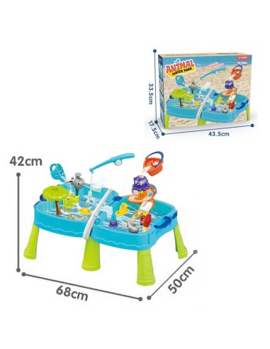 Woopie Water Table with Sandbox - 2-in-1 Water Park with Accessories