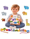 Safari- und ZOO-Steckklötze von Viga – kreatives Spiel für die Kleinen