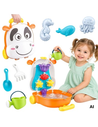 Water Suitcase Cow Playground Set Woopie - Shop