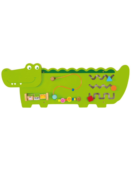 Sensoryczna tablica Manipulacyjna Viga Toys Krokodyl