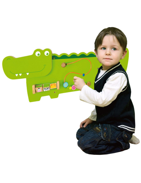 Sensoryczna tablica Manipulacyjna Viga Toys Krokodyl
