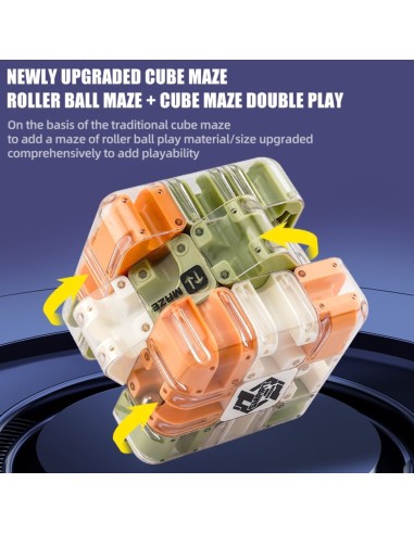 3D Maze Puzzle with Ball Cube - Logic Game