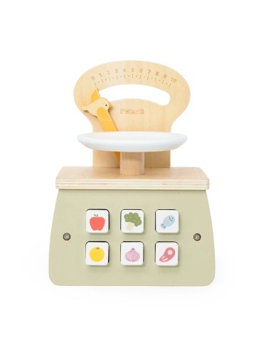 Wooden Shopping Scale for Children PolarB VIGA 18m+