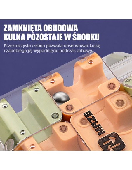 3D labirinto dėlionė su kamuoliu kubu - loginis žaidimas