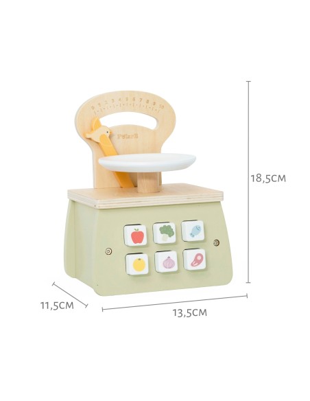 Wooden Shopping Scale for Children PolarB VIGA 18m+