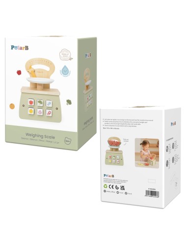 Wooden Shopping Scale for Children PolarB VIGA 18m+