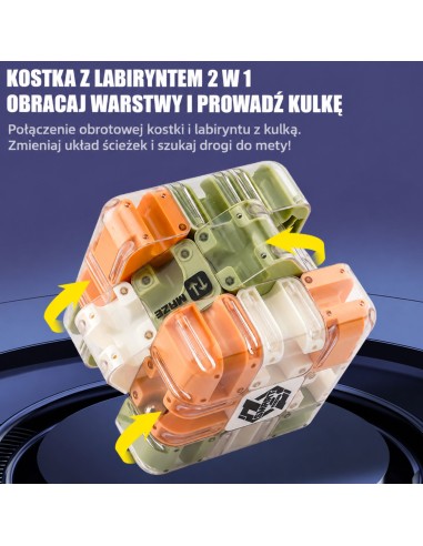 3D Maze Puzzle with Ball Cube - Logic Game