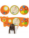 Viga Toys Sensoryczna tablica Manipulacyjna Miś
