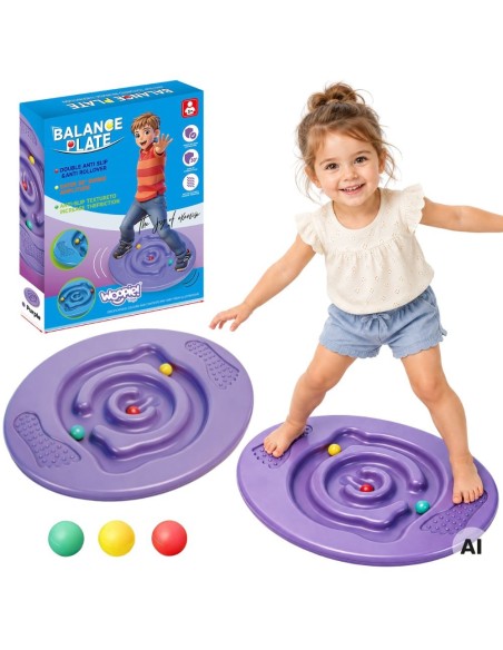 Rundes Balance Board Scheibenlabyrinth WOOPIE