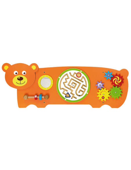 Viga Toys Sensoryczna tablica Manipulacyjna Miś