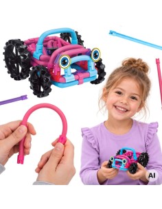 Soft 3D Construction Sticks 44 pcs WOOPIE - Creative
