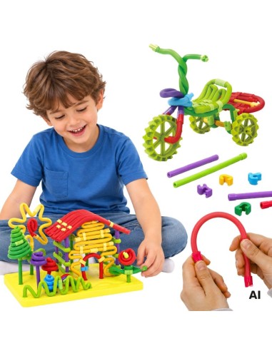 WOOPIE 3D Construction Set 160 pcs Creative Sticks