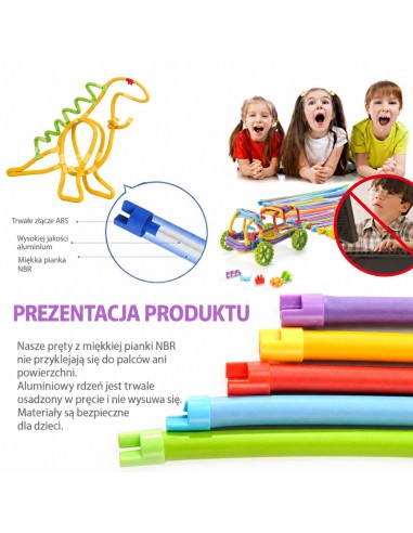 WOOPIE 3D Construction Set 160 pcs Creative Sticks