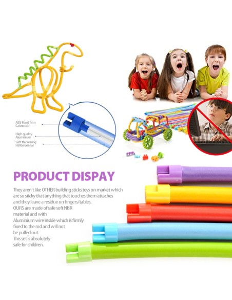 WOOPIE 3D Construction Set 160 pcs Creative Sticks