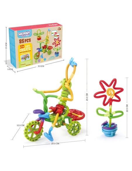 WOOPIE 3D Construction Set 97 pcs Creative Sticks