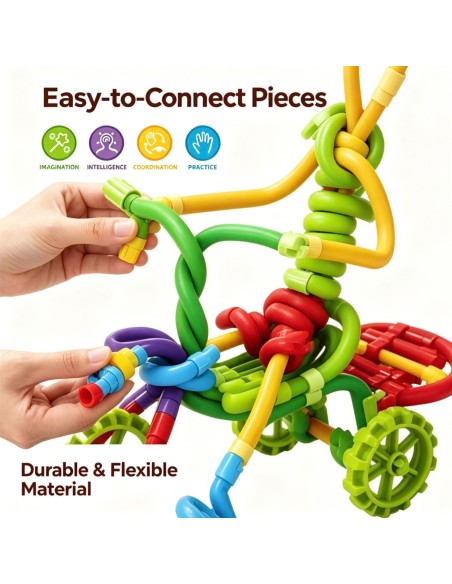 WOOPIE 3D Construction Set 97 pcs Creative Sticks