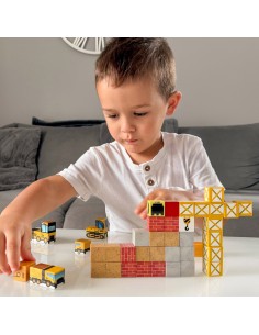 WOOPIE Magnetic construction cubes Construction Site 72 pcs. 2