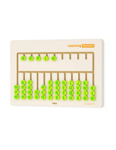 Viga Toys Sensory Board - Learning the Alphabet for Children 2