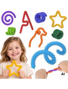 Woopie Anti-Stress Sensory Sticks for Children 8 pcs