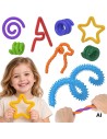 Woopie Anti-Stress-Sensorikstäbe für Kinder, 8 Stück