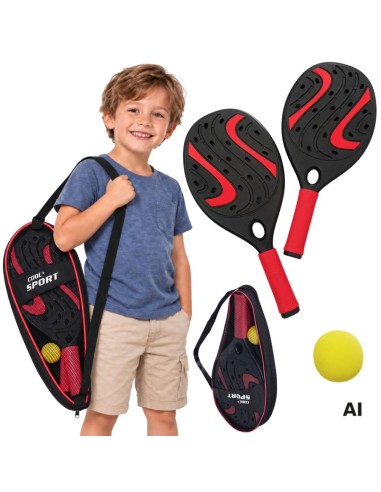 WOOPIE Padel Racket and Ball Set - Beach Tennis