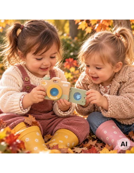 Viga "My First Camera" Wooden Camera – an educational toy for toddlers