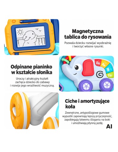 Woopie Interactive Walker - Musical with Scrapbook