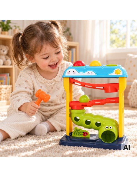 Ball Track Hammer - an educational toy for toddlers