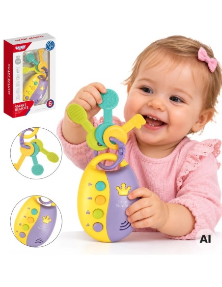 WOOPIE BABY Car Keys with Remote Control and Teether 2 in 1